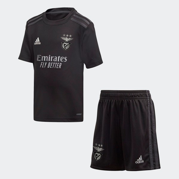 Camiseta Benfica Segunda equipo Niños 2020-21 Negro
